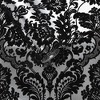 Gothic Damask Flock Black and Silver Paste the Wall Wallpaper - 3 of 4