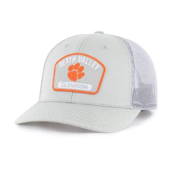 NCAA Clemson Tigers Trucker Hard Mesh Snapback Hat - Gray