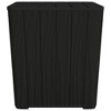 vidaXL Patio Table with Removable Lid Black Polypropylene - 2 of 4