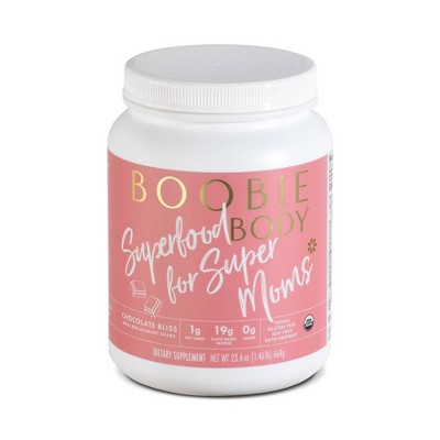 Boobie Body Organic Pregnancy and Lactation Vegan Protein Shake Chocolate Bliss - 23.4oz/1 Tub_0