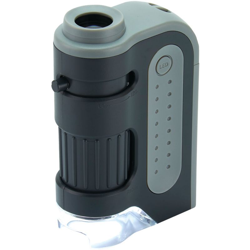 CARSON® MicroBrite™ Plus 60x–120x LED Pocket Microscope, 1 of 6