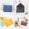 Unique Bargains Shimmer V Flap Glue Sealing DIY Projects Greeting Card Envelopes 100 Pcs - 4 of 4