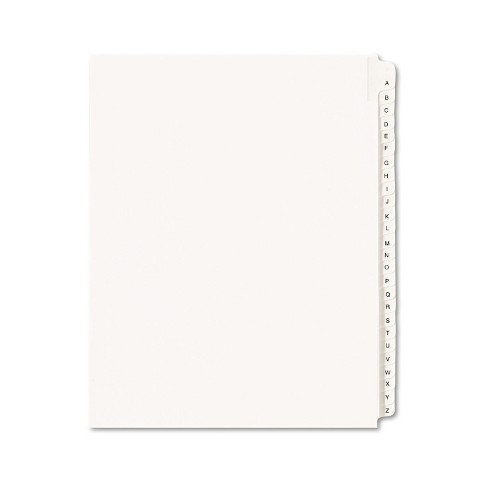 Paper Junkie 6 Pack Page Dividers For 3 Ring Binder With Tabs, 5-tab  Divider Pages, 8.5 X 11 In : Target