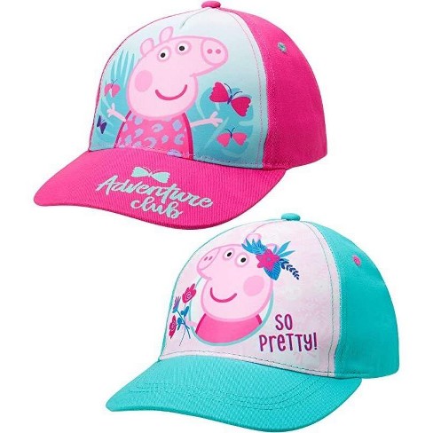 Peppa Pig Girls 2 pack Baseball Hat, Kids Cap for Ages 2-4 - image 1 of 3