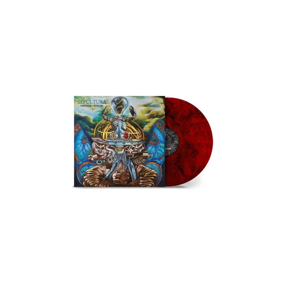 Sepultura - Machine Messiah (40th Anniversary Edition) - Red Ruby Marble (Gatefold LP Jacket Colored Vinyl Red 180 Gram Vinyl Anniversary Edition)