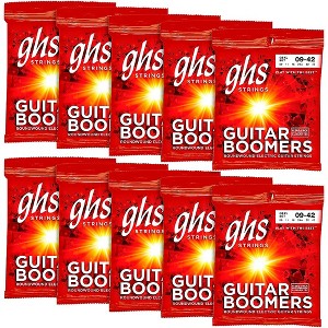 GHS Boomers Extra-Light Electric Guitar Strings 10-Pack - 1 of 3