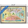 Trends International The Wizard Of Oz - Map Framed Wall Poster Prints - image 3 of 4