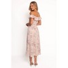 Petal and Pup Lauryn Off The Shoulder Midi Dress - Blush Rose - 3 of 4