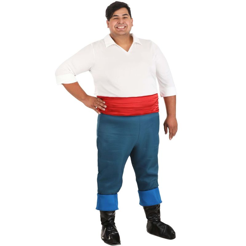 HalloweenCostumes.com Disney Men's Plus Size Prince Eric Costume, 1 of 10