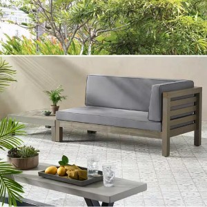 Infurnic Patio Seating Sets Modern Outdoor Furniture Set Featuring Unique Design,Perfect for Gardens, Living Spaces, Gray, 58.25"*30.25"*26.5" - 1 of 4