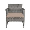 WestinTrends  3-Piece Outdoor Patio Conversation Set - 4 of 4