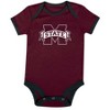 NCAA Mississippi State Bulldogs Infant 3pk Bodysuit - 2 of 4