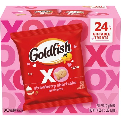 Goldfish Valentine's Strawberry Shortcake Multipack - 18oz/24ct