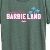 Women's - Barbie - Greetings from Barbie Land Short Sleeve Graphic T-Shirt - 2 of 4