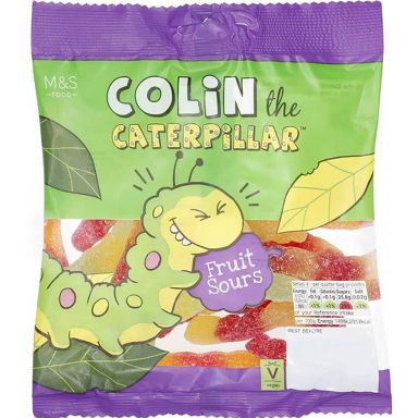 M&S Colin the Caterpillar Fruit Sour Candy - 6oz