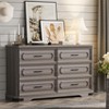 Farmhouse 52'' W 6 Drawer Double Dresser for Bedroom - 2 of 4