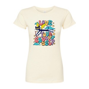 Women's - Pete the Cat - Love Yourself Fitted Graphic T-Shirt - 1 of 3