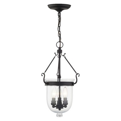 Livex Lighting Jefferson 3 - Light Chandelier in  Black