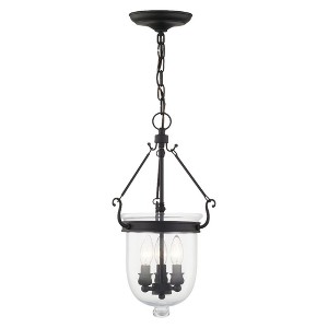 Livex Lighting Jefferson 3 - Light Chandelier in  Black - 1 of 1