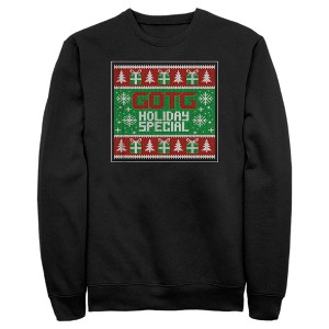 Men's Guardians of the Galaxy Holiday Special Christmas Sweater Square Sweatshirt - 1 of 4