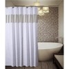 Creative Scents Quilted Mirror Shower Curtain with Liner - 2 of 4