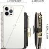 FATMOON Women’s RFID Blocking Bifold Wallet Floral Vegan Leather Card Holder with Zipper Pocket & ID Window for Everyday Use, Travel & Gift - 3 of 4