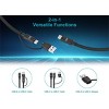 Monoprice USB4 20Gbps 2-in-1 Cable 240W EPR, 4K60Hz, Braided, Ultra High-Speed, 3ft, Black - 3 of 4