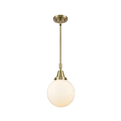 Beacon - 1 Light Stem Hung Mini Pendant In Industrial Style-12.63 Inches Tall and 8 Inches Wide