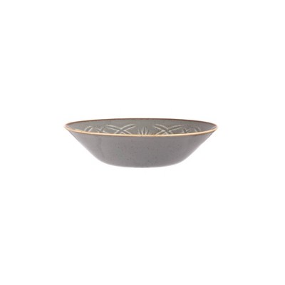 Christina Dark Grey Porcelain 4-Piece Dinnerware Set