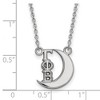 Black Bow Jewelry Sterling Silver Gamma Phi Beta Greek Life Necklace 18 Inch - 2 of 4