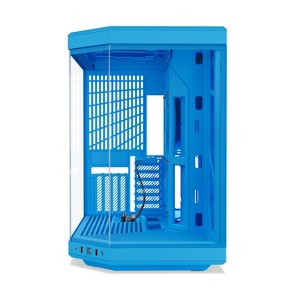 HYTE Y70 Mid-Tower ATX Gaming PC Desktop Case - Tempered Glass - Dual Chamber - High Airflow - Riser Cable - Blueberry Milk (Blue) - 1 of 4
