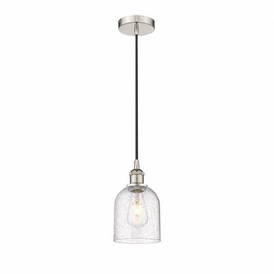 Bella - 1 Light Cord Hung Mini Pendant In Industrial Style-9.5 Inches Tall and 5.5 Inches Wide