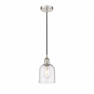 Bella - 1 Light Cord Hung Mini Pendant In Industrial Style-9.5 Inches Tall and 5.5 Inches Wide - 1 of 1