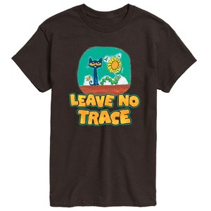 Men's - Pete the Cat - Leave No Trace Camping Short Sleeve Graphic T-Shirt - 1 of 4