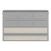 Queen Size Murphy Bed with Large Drawers - 3 of 4