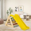 Costway 4 in 1 Wooden Climbing Triangle Set Triangle Climber w/ Ramp - image 2 of 4