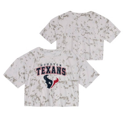 Nfl Houston Texans Women's Weak Side Blitz Marled Left Chest Short Sleeve T- shirt : Target