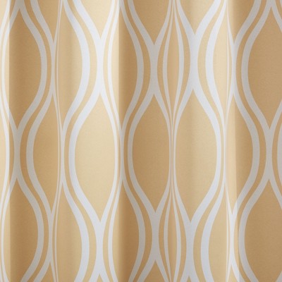 Sundress Yellow Polyester Room Darkening Grommet Curtain Panels
