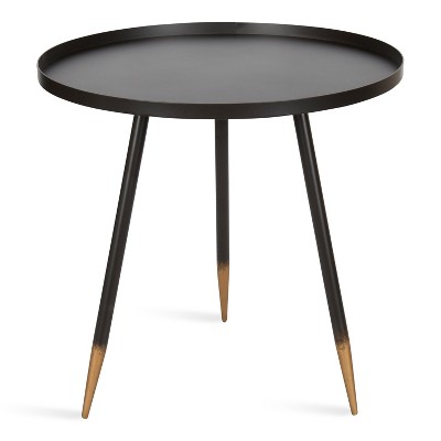 Kate and Laurel Duvall Round Metal Side Table