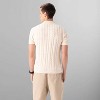 Members Only Men's Cable Knit Vintage Short Sleeve Polo Cardigan Sweater - 4 of 4