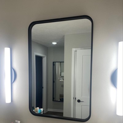 34 Round Decorative Wall Mirror Black - Threshold™ designed with Studio  McGee