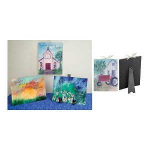 Hear His Voice Display Plaque – Ceramic Inspiration 8 inch Manual Woodworkers and Weavers - 1 of 3