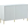 Modern Storage Cabinet with Acrylic Doors, Adjustable Shelves for Kitchen, Dining Room, Living Room, Corridor, Home Office, Spacious Organizer - 2 of 4