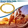 Unique Bargains Bicycle Brake Shifter Cable Brake Line Tube Cycling Accessories Gold Tone - 3 of 4
