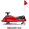 24V Electric Drifting Go Kart for Kids, Ride-On Drift Car with 360° Spin, Dual Speed Modes, Music & LED Lights, Safe Drift Kart Toy for Ages 3-8 - 4 of 4