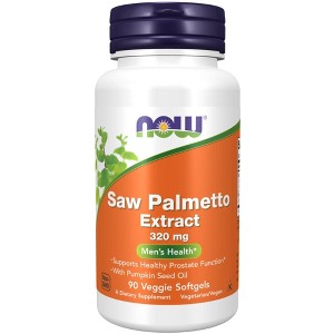 Saw Palmetto Extract 320mg by Now Foods  -  90 Veg Softgel - 1 of 2