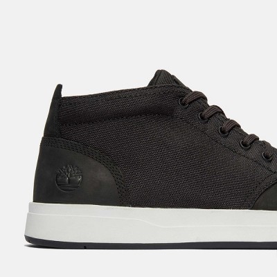 Timberland Men's Davis Square Sneaker, Black Nubuck, 10.5 — фото 6