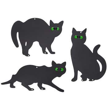 Homarden Cats Yard Sign for Halloween - Set of 3