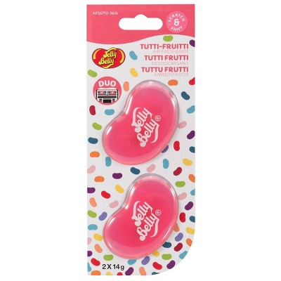 Jelly Belly 2pk Duo Mini Vent Air Freshener Tutti Fruitti