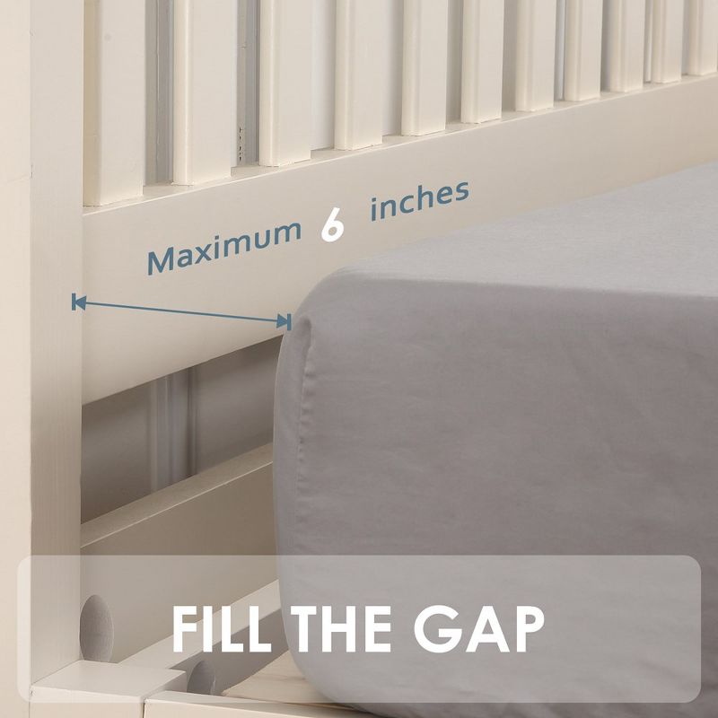 Bed Wedge Pillow Bed Gap Filler Headboard Pillow Close The Gap (0-6") Between Headboard and Mattress, 4 of 5